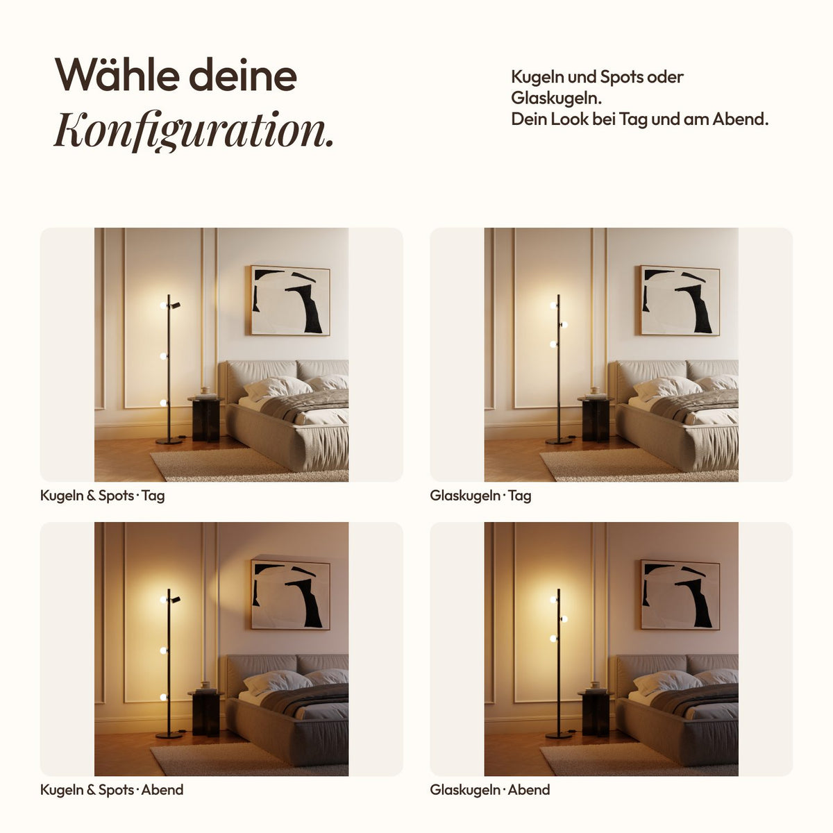Lampadaire modulaire Hula