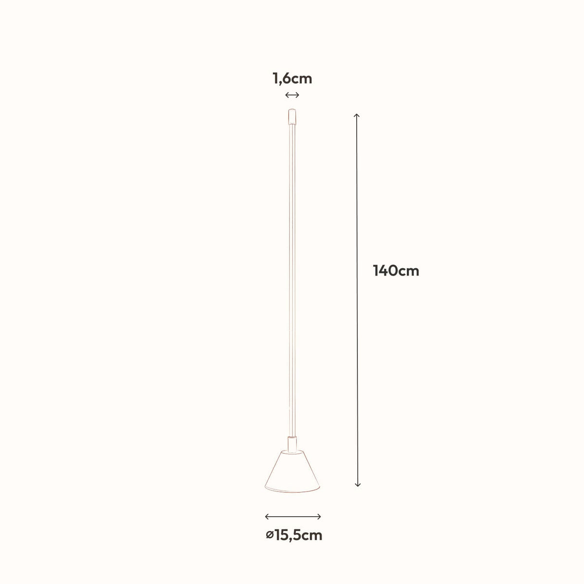 Lampadaire Movaro