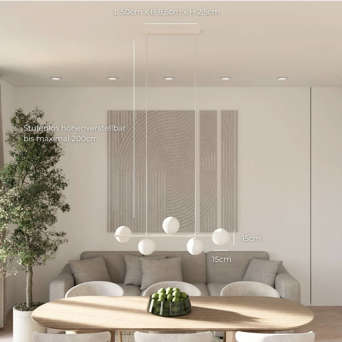 Produit de seconde qualité : suspension Livana