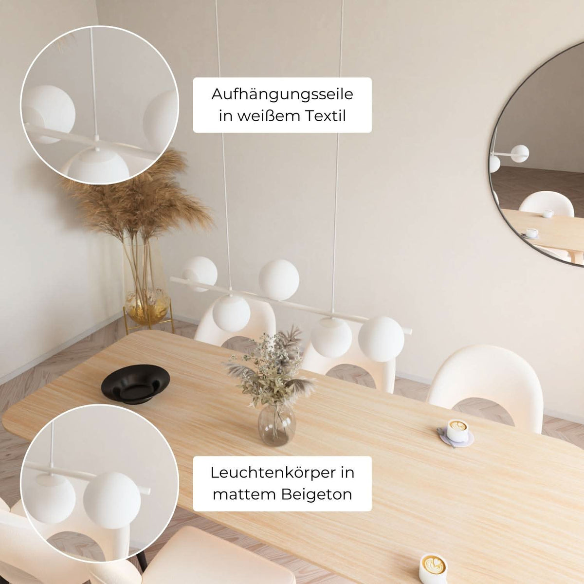Produit de seconde qualité : suspension Livana