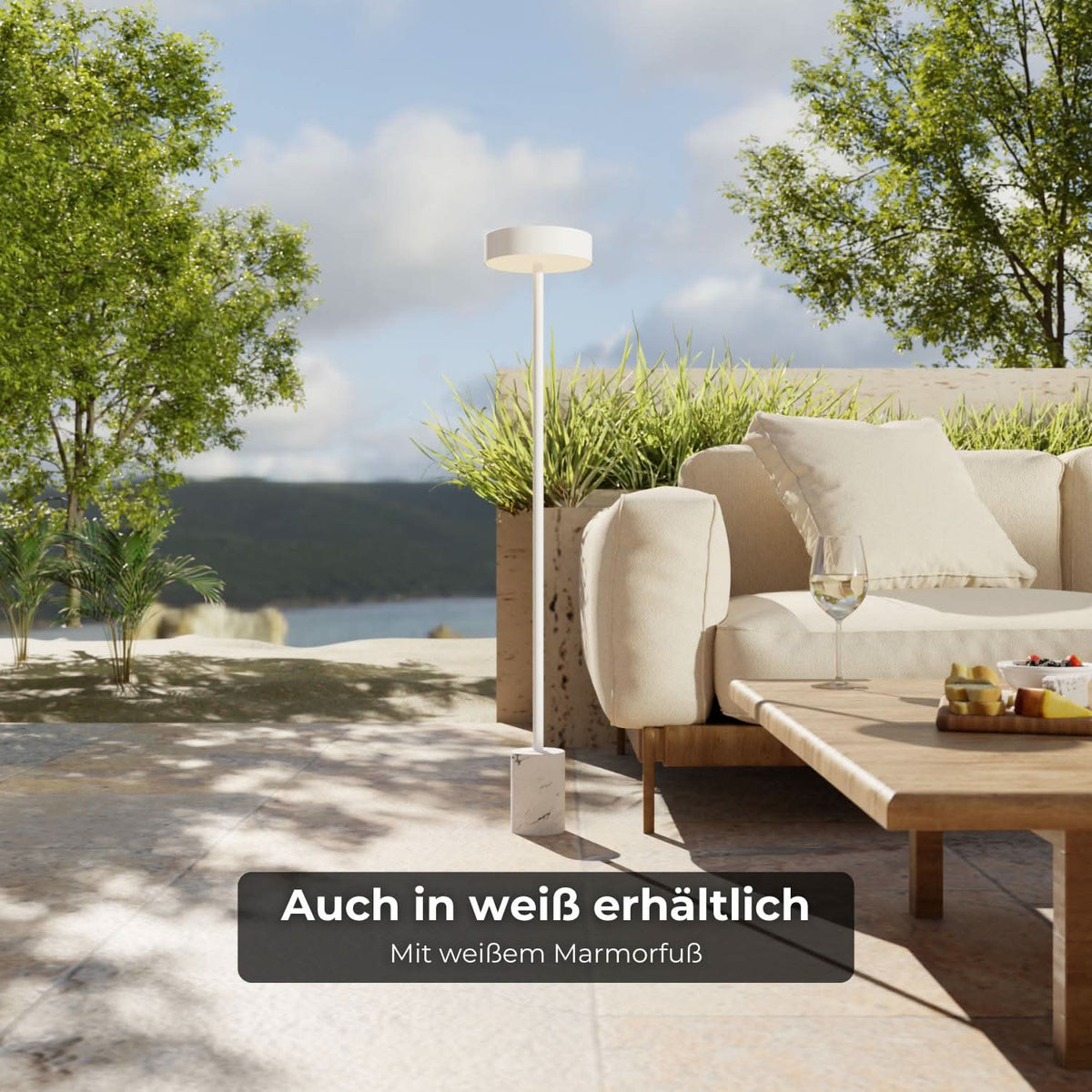 Produit de seconde qualité : lampadaire Uranos rechargeable
