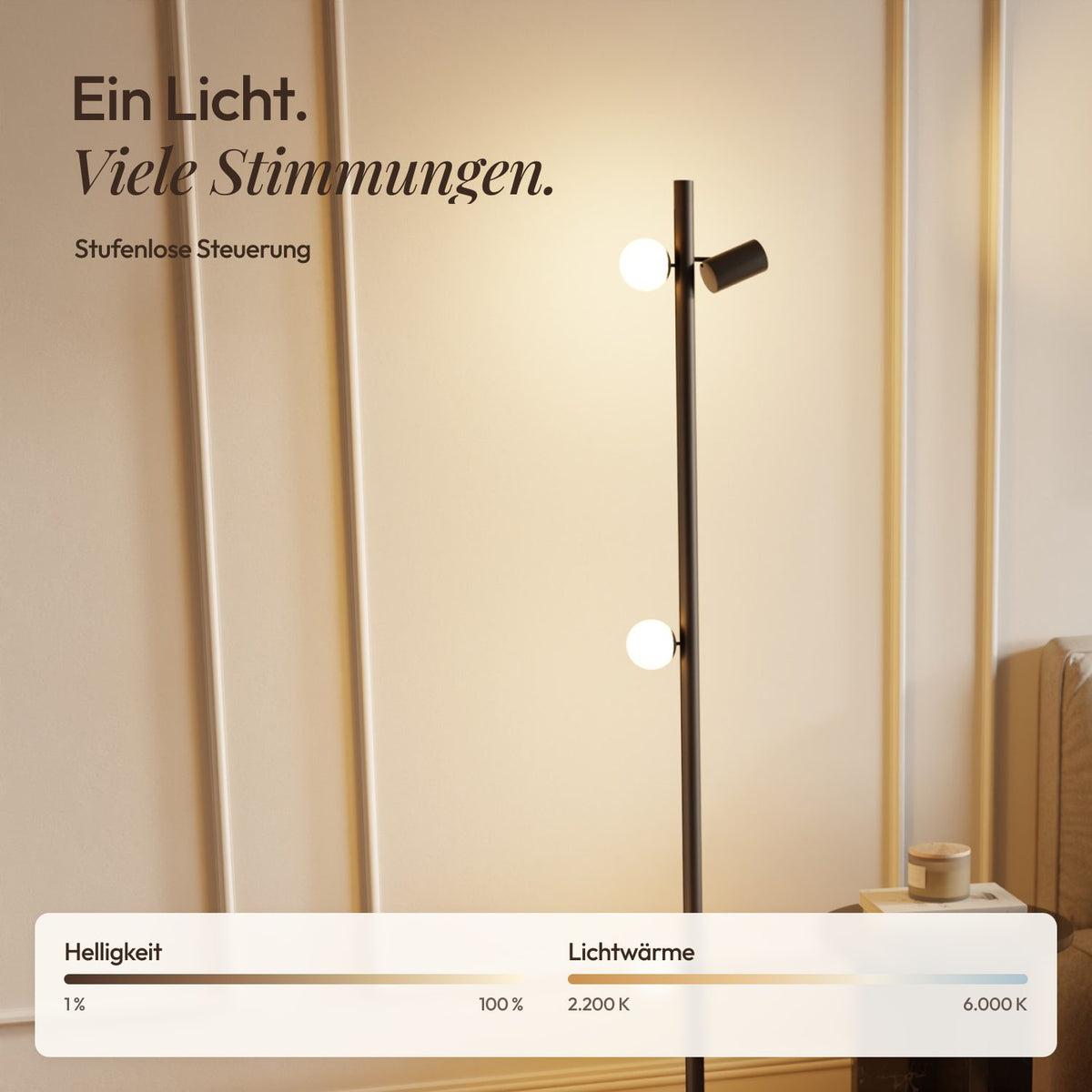 Lampadaire modulaire Hula