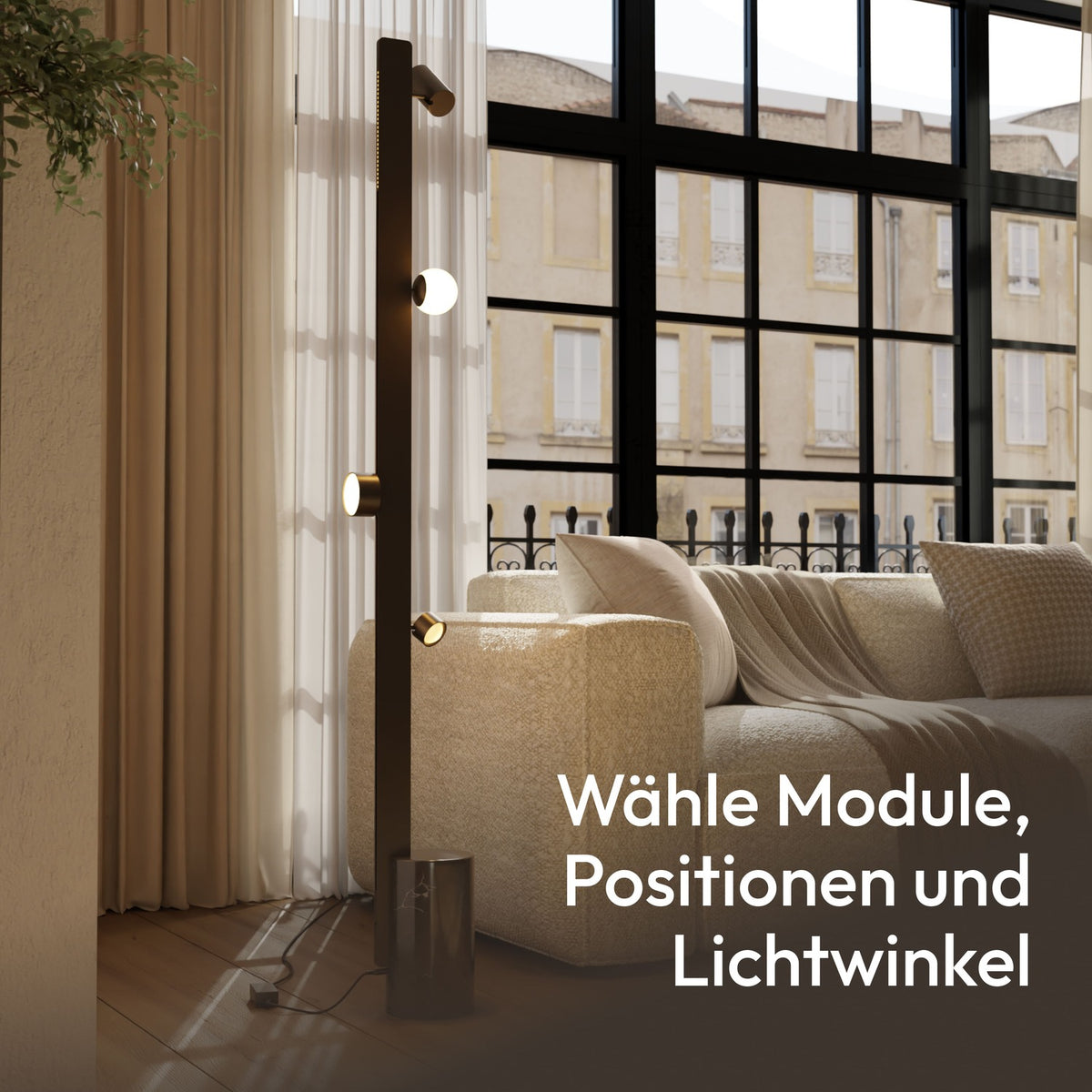 Lampadaire modulaire Azena