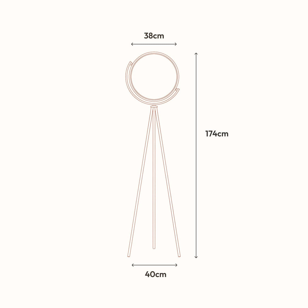 Lampadaire Darea