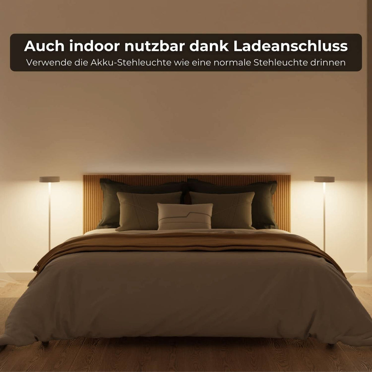 Produit de seconde qualité : lampadaire Uranos rechargeable